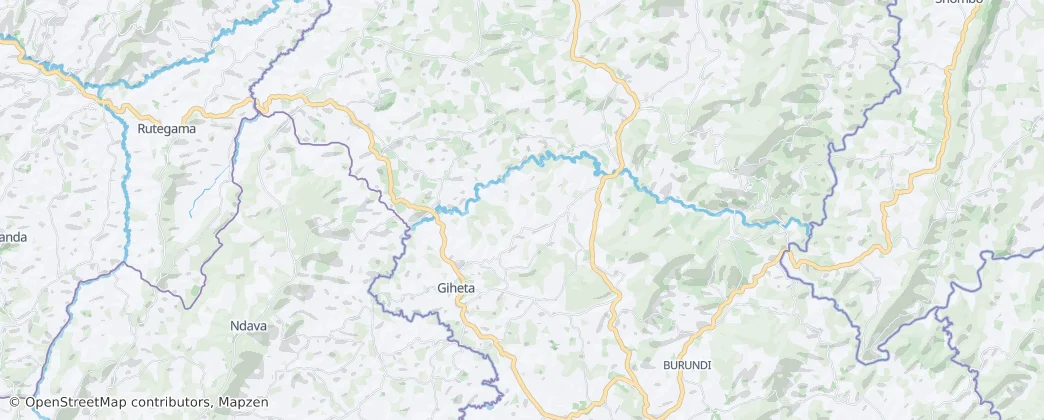 Commune of Giheta — Map