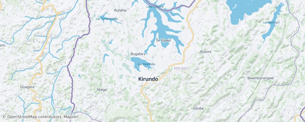 Commune of Kirundo — Map