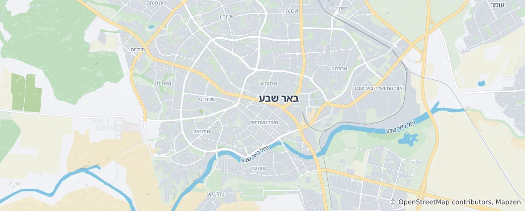 Map of Beersheba