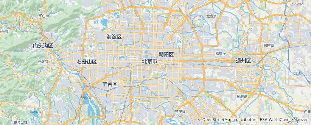 Map of Beijing
