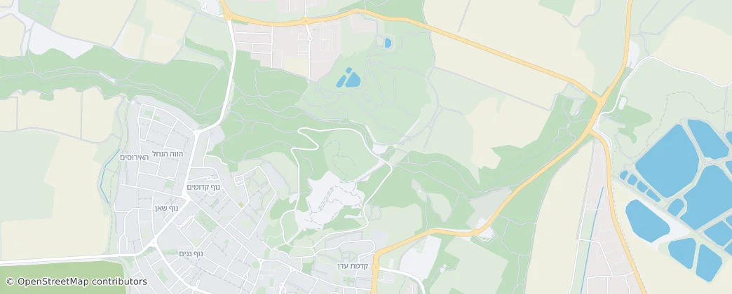 Beit She'an National Park — Mapa