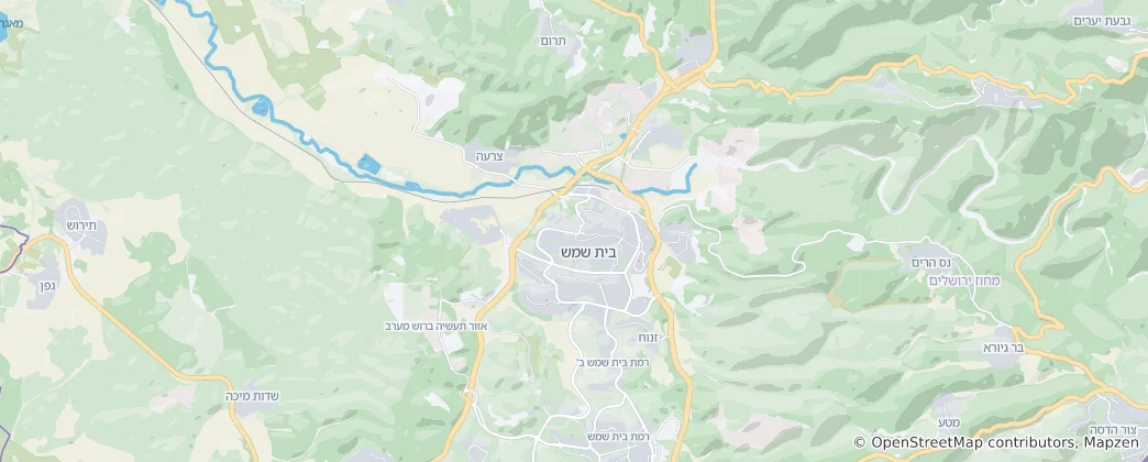 Mapa Bejt Šemeš