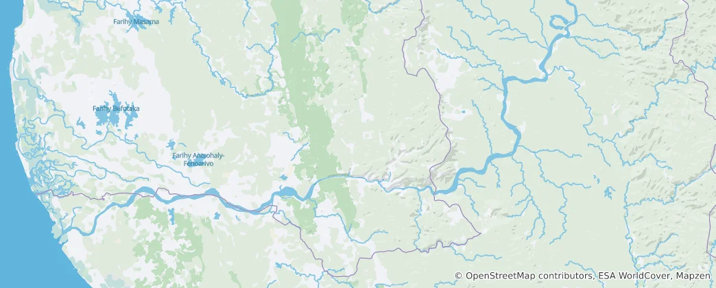 Mapa Bekopaka