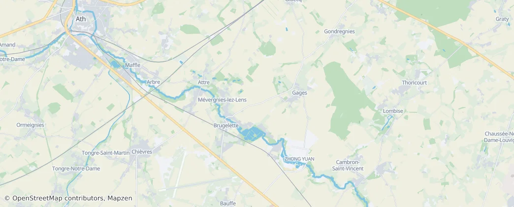 Mapa de Brugelette