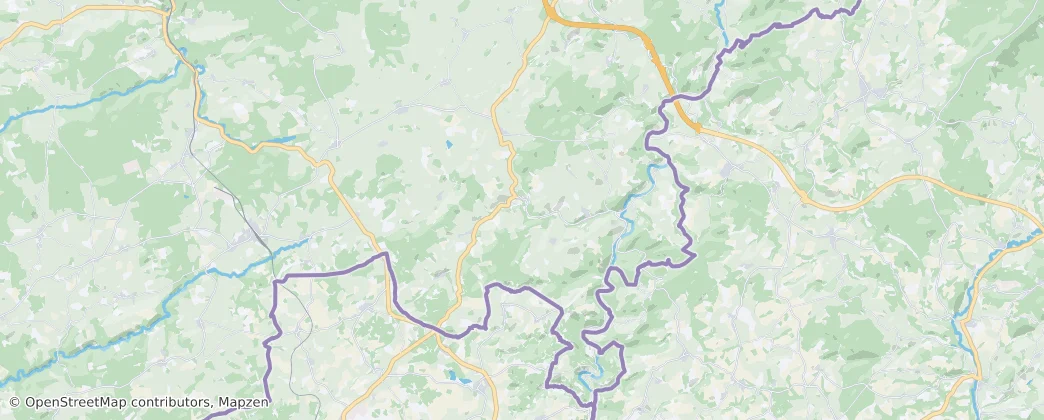 Burg-Reuland — Harita