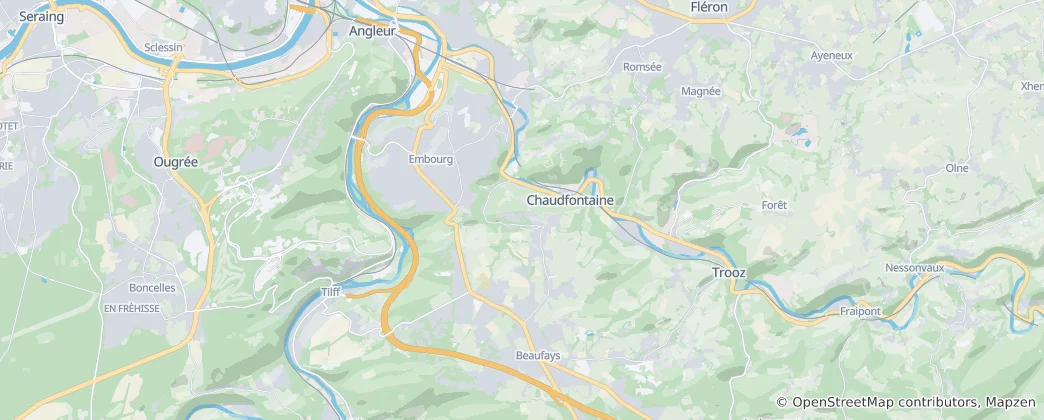 Mapa De Chaudfontaine