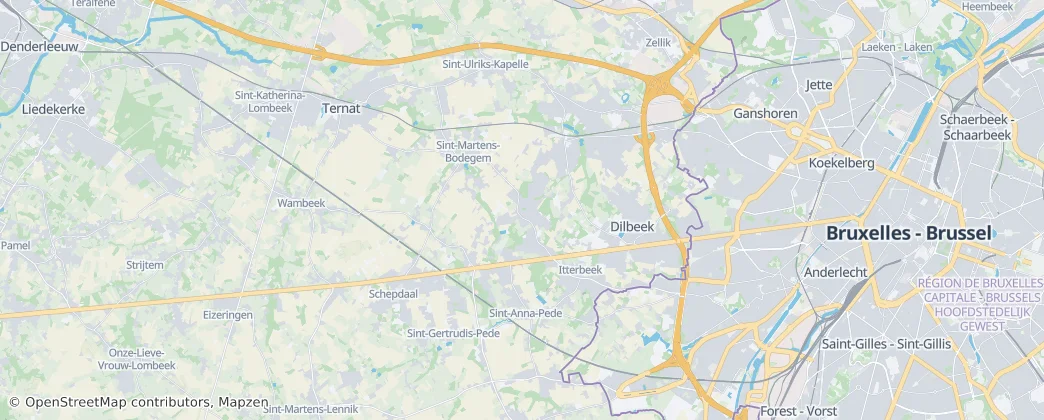 Dilbeek — Karte