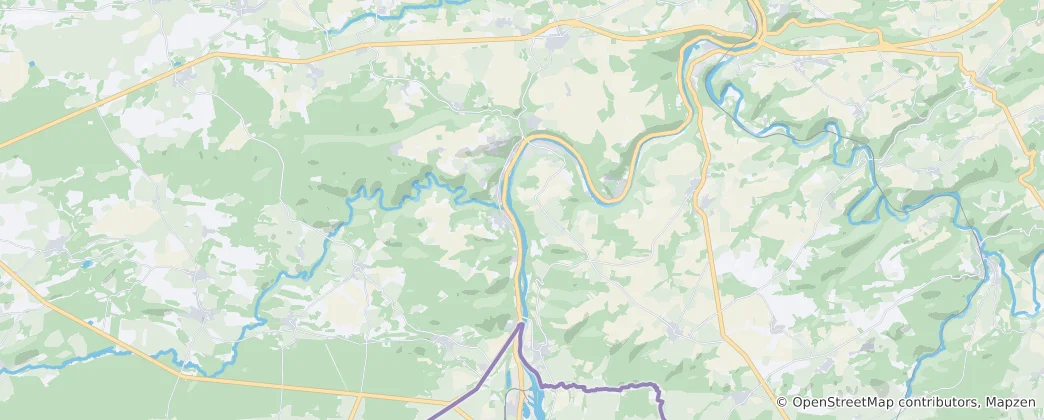 Map of Hastière