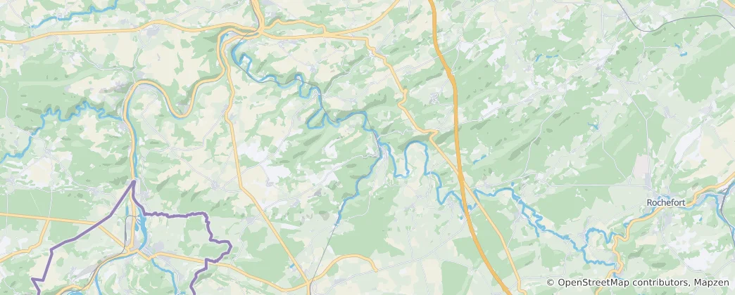 Mapa de Houyet