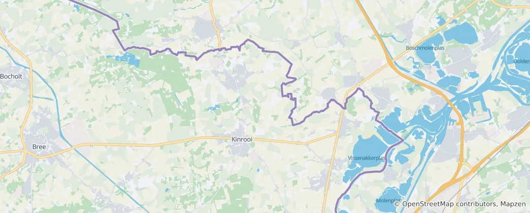 Map of Kinrooi