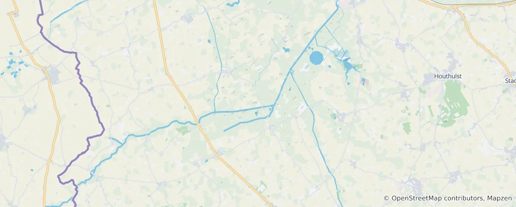Map of Lo-Reninge