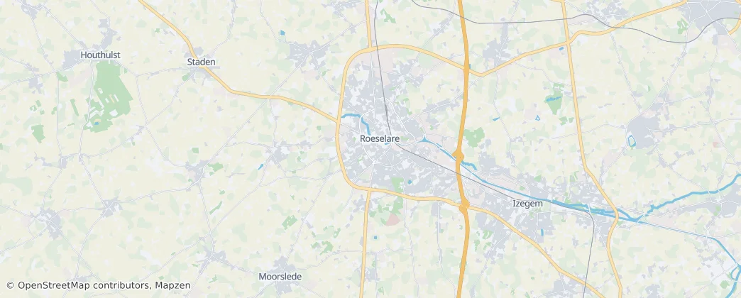 Roeselare — mapa