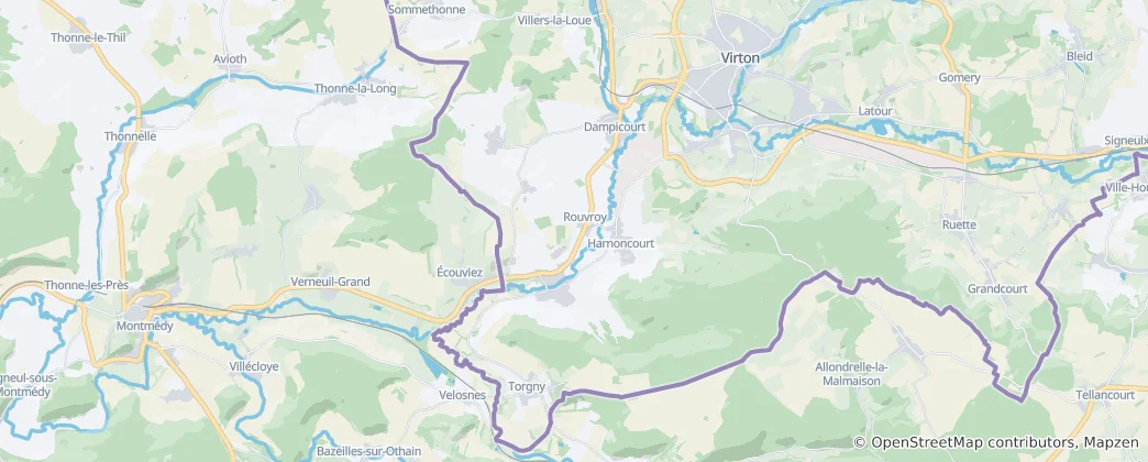 Carte de Rouvroy