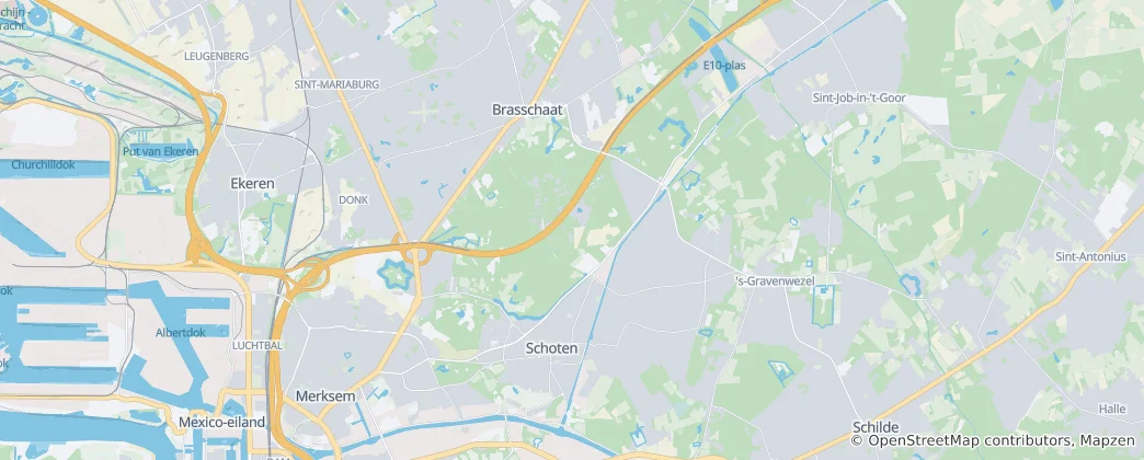 Mappa di Schoten