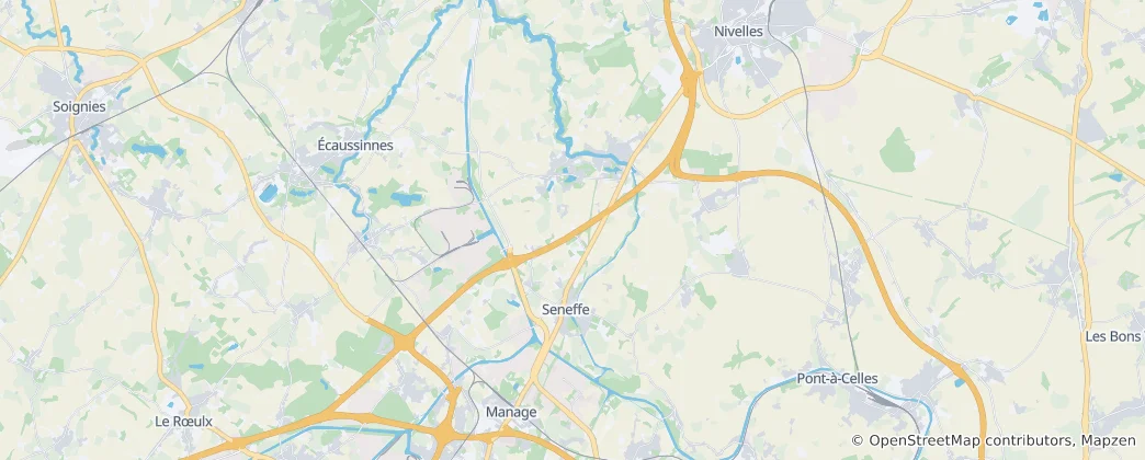 Mappa di Seneffe