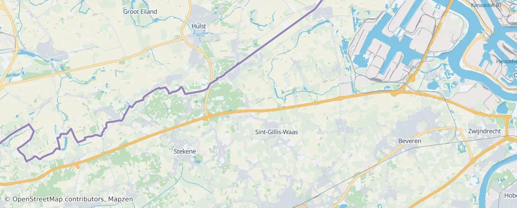Sint-Gillis-Waas — Karte