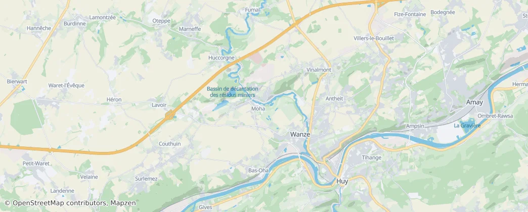 Wanze — Map