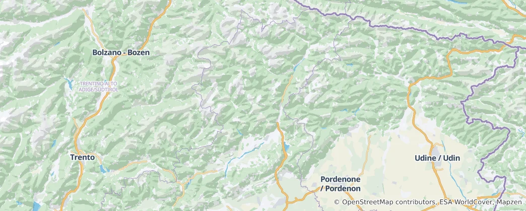 Mapa De Belluno