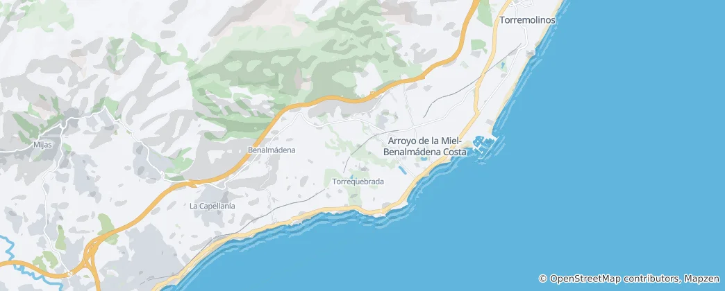 Benalmádena Haritası