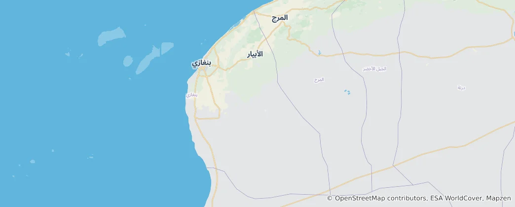 Map of Benghazi
