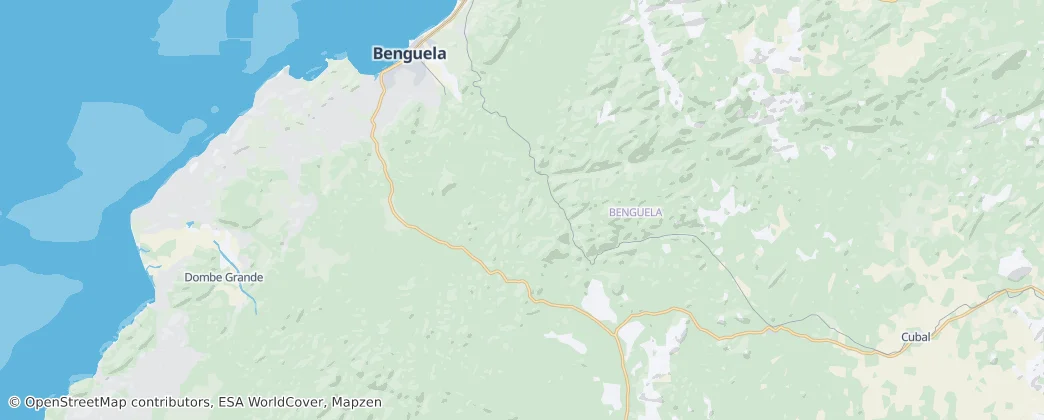Benguela — Map