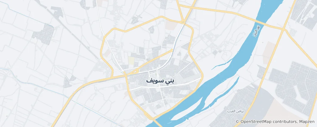Map of Beni Suef