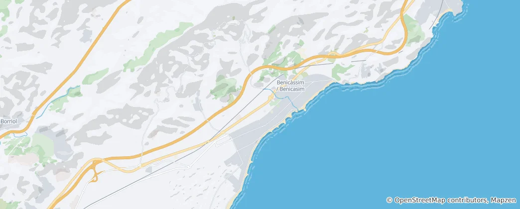 Mapa Benicasim