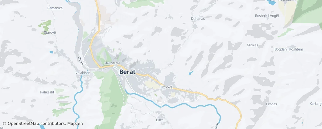 Berat — Map