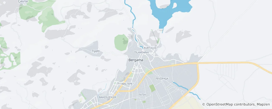 Map of Bergama