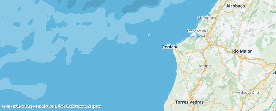 Berlengas Islands Special Protection Area — Map
