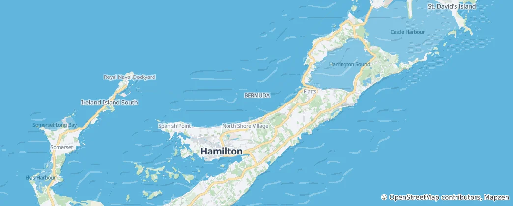 Map of Bermuda