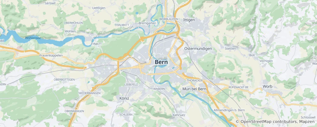 Map of Bern