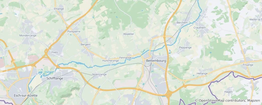 Mapa De Bettembourg