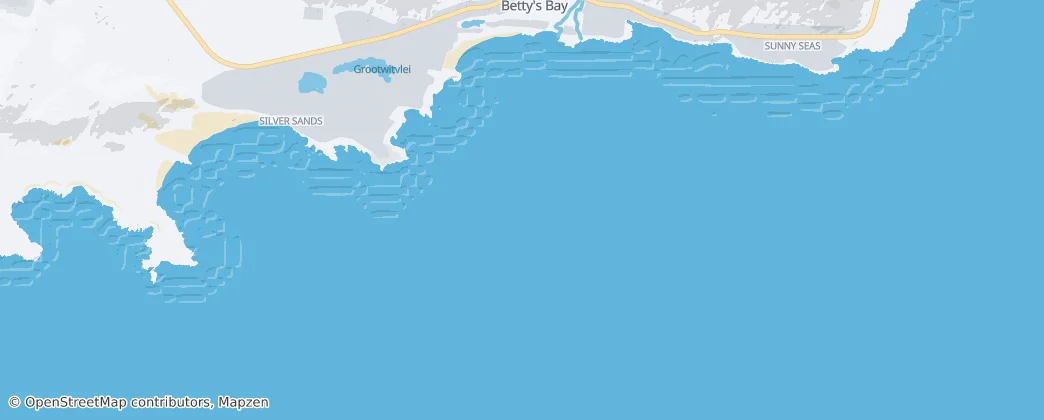 Betty's Bay Marine Protected Area — Carte