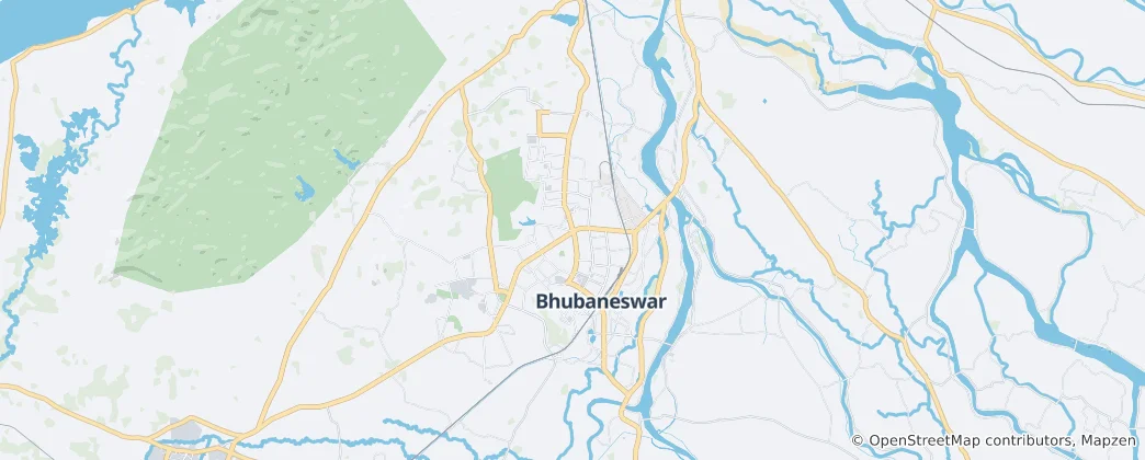 Mapa Bhubaneswar
