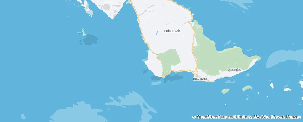 Mappa di Biak Numfor