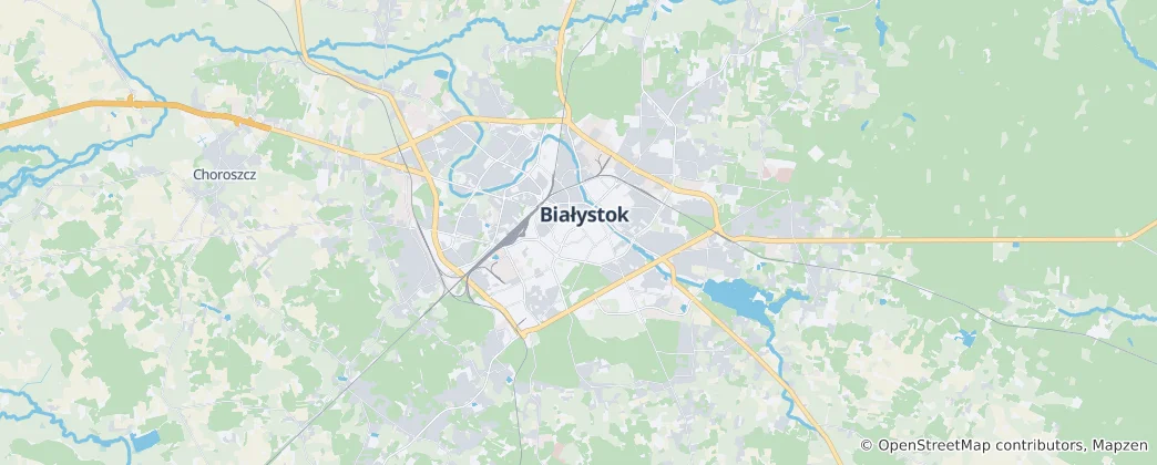 Mapa de Bialystok