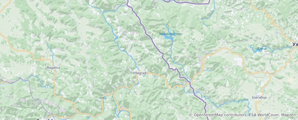 Mappa di Republika Srpska