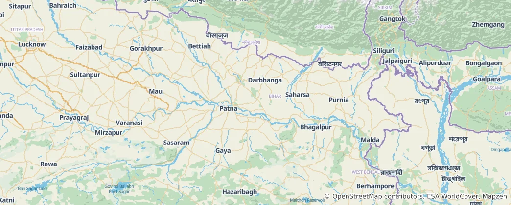 Mapa Bihar