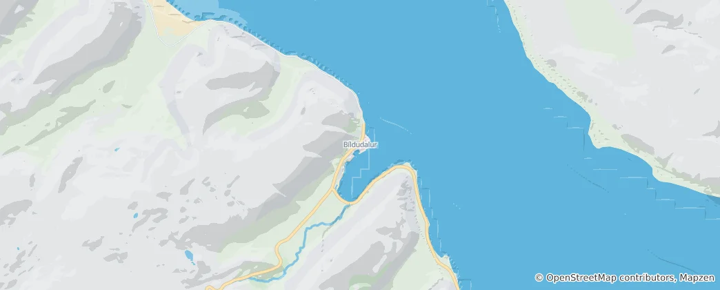 Mapa de Bíldudalur