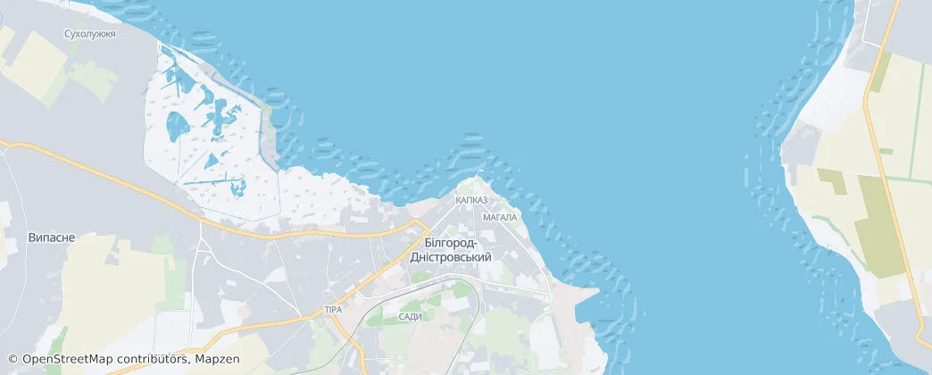 Bilhorod-Dnistrovskyi — Map