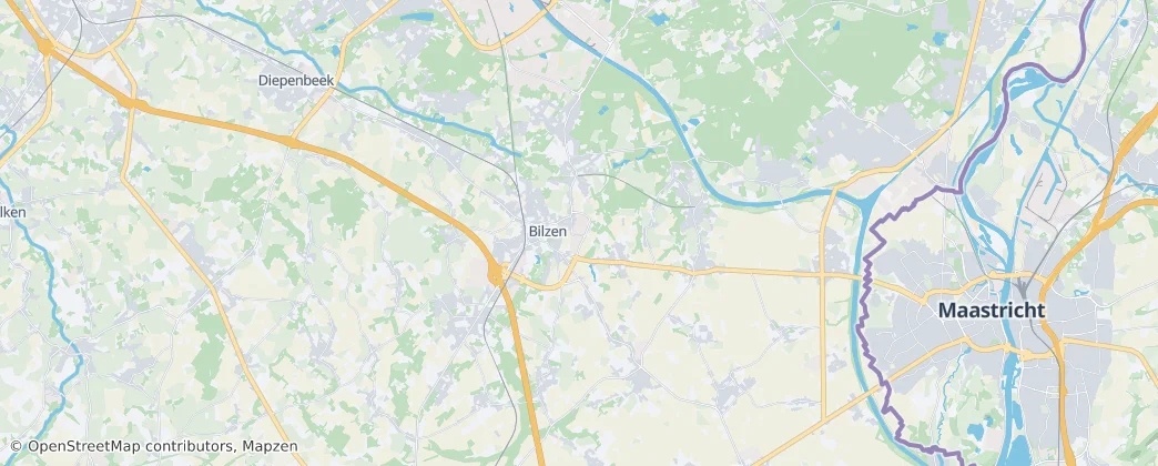 Bilzen — Mapa