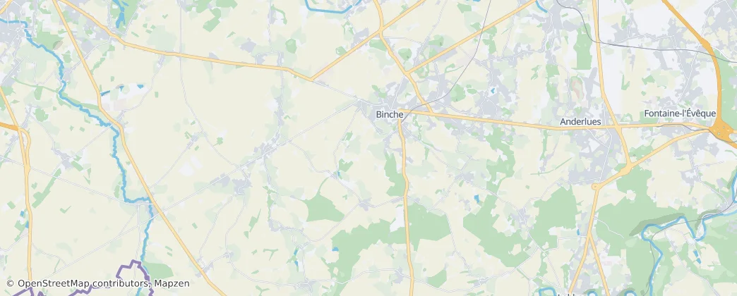 Binche — Karte