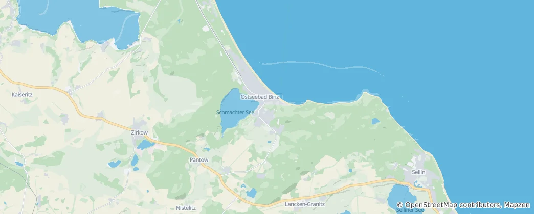 Karte von Binz