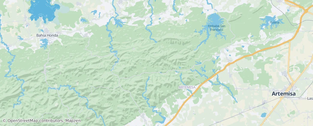 Biosphere Reserve "Sierra del Rosario" – Mapa