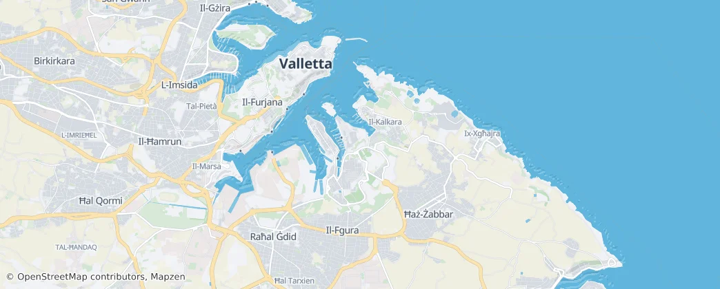 Vittoriosa — Mappa