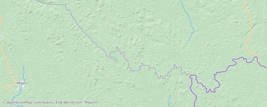 Parque Nacional de Birougou — Mapa