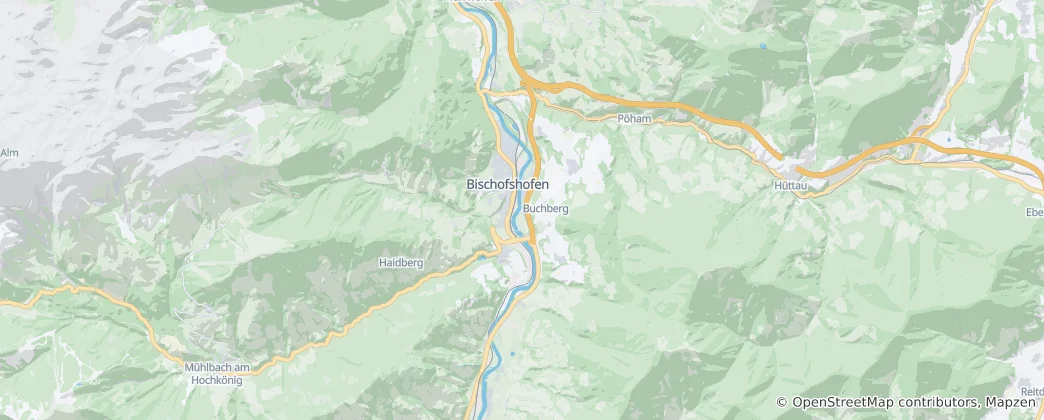 Mappa di Bischofshofen