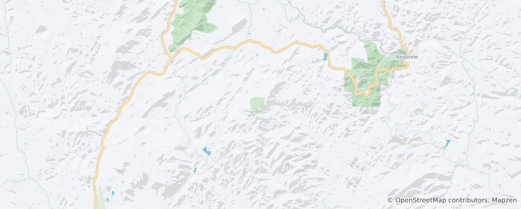 Mappa di Black Hills