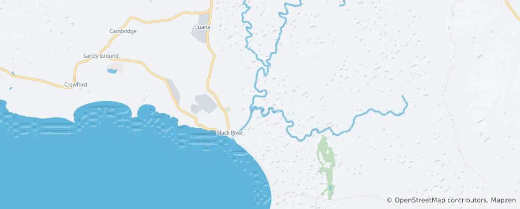 Mapa Black River